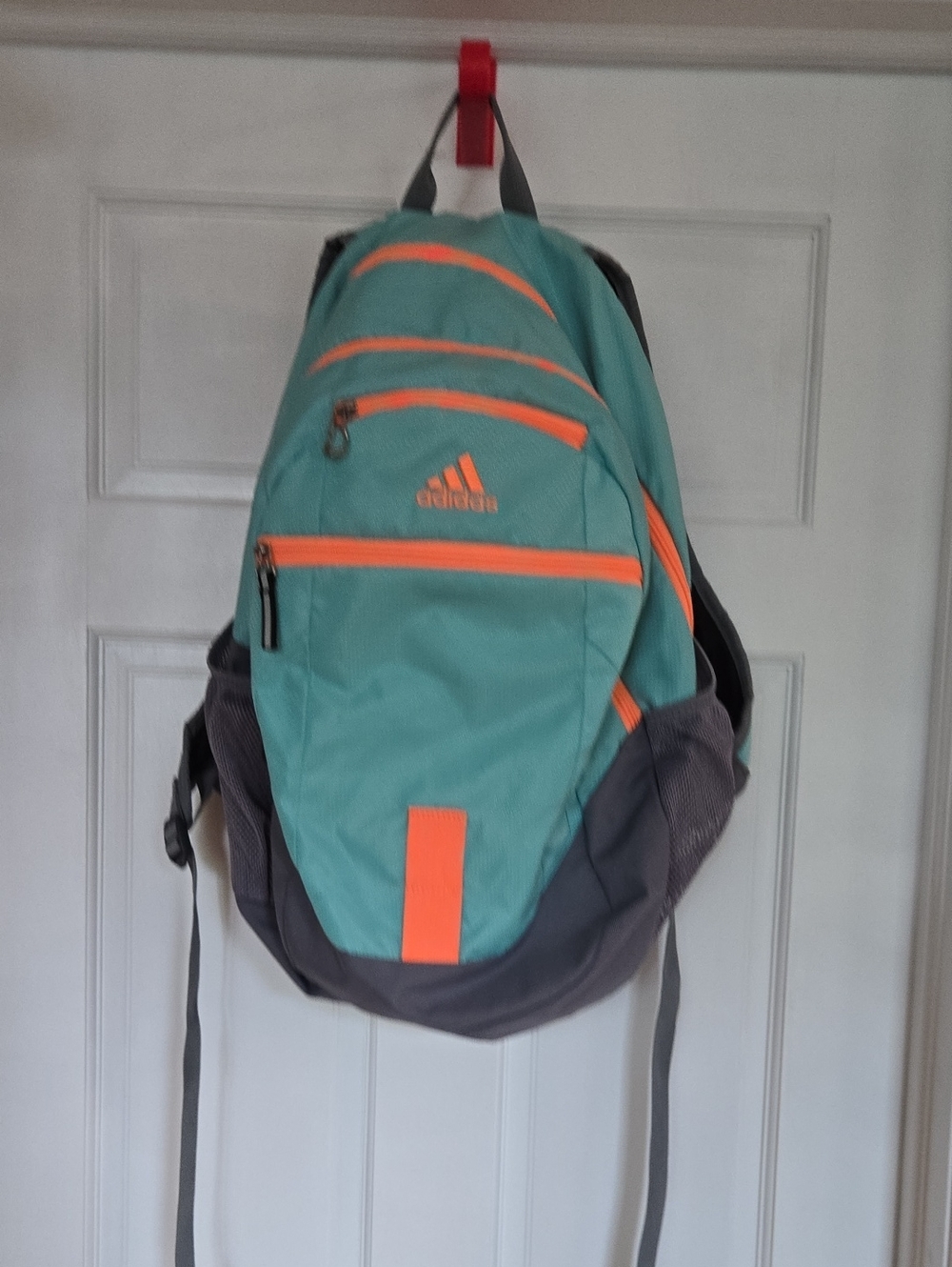 adidas Teal and Orange Accent Backpack